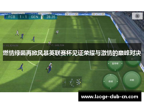 燃情绿茵再掀风暴英联赛杯见证荣耀与激情的巅峰对决